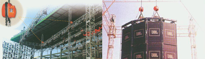 舞臺電動葫蘆常規應用 舞臺電動葫蘆常規應用